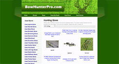 Desktop Screenshot of bowhunterpro.com