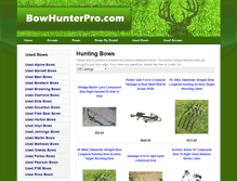 Tablet Screenshot of bowhunterpro.com
